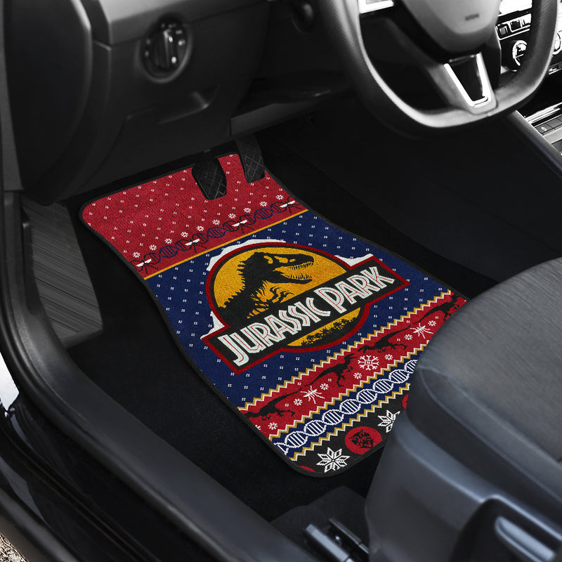 Jurassic Park Christmas Car Floor Mats Car Accessories Nearkii