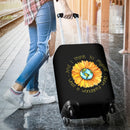 Sunflowers And I Think To Myself Luggage Cover Suitcase Protector Suitcase Protector Nearkii