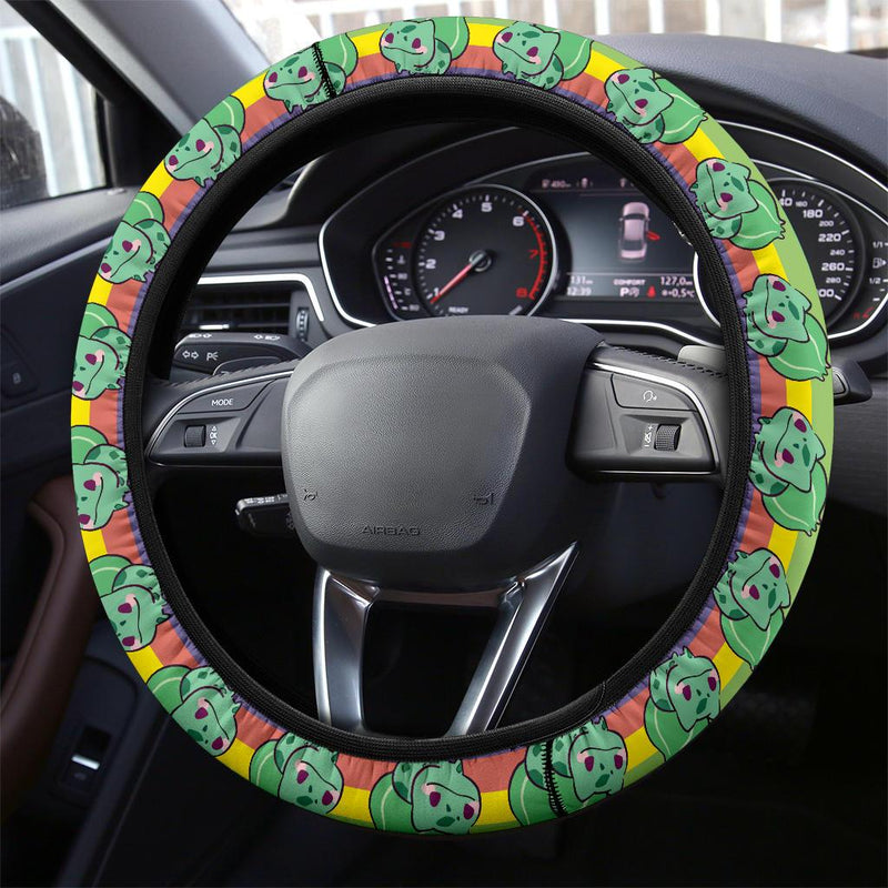 Bulbasaur Pokemon Anime Custom Car Steering Wheel Cover Nearkii