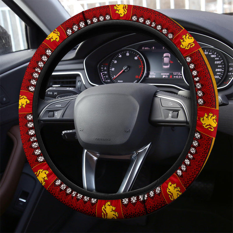 Gryffindor Symbol Harry Potter Christmas Premium Custom Car Steering Wheel Cover Nearkii