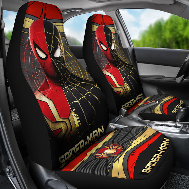 Spider Man No Way Home Black Suit Car Seat Covers