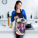 SAO Sword Art Online Asuna Kirito Love You To The Moon Galaxy Custom Apron Best Gift For Anyone Who Loves Cooking Nearkii