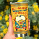 Best Hippie Van Personalized Yellow Tumbler Nearkii