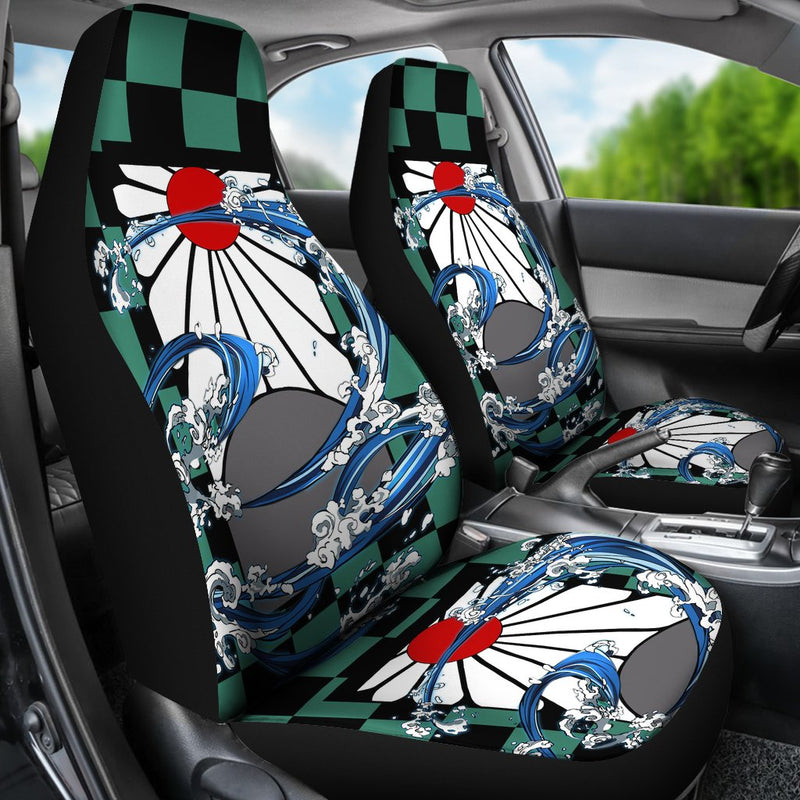 Demon Slayer Car Premium Custom Car Seat Covers Decor Protectors Nearkii