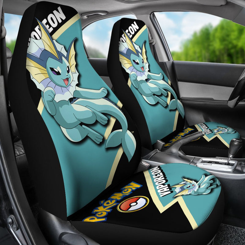 Vaporeon Car Seat Covers Custom Anime Pokemon Car Accessories Nearkii