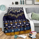 Batman Freeze Ugly Christmas Custom Blanket Home Decor Nearkii