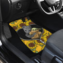 Baby Groot Baby Yoda Sunflower Zipper Car Floor Mats Car Accessories Nearkii