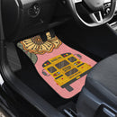 Floral School Bus Car Floor Mats Car Accessories Nearkii