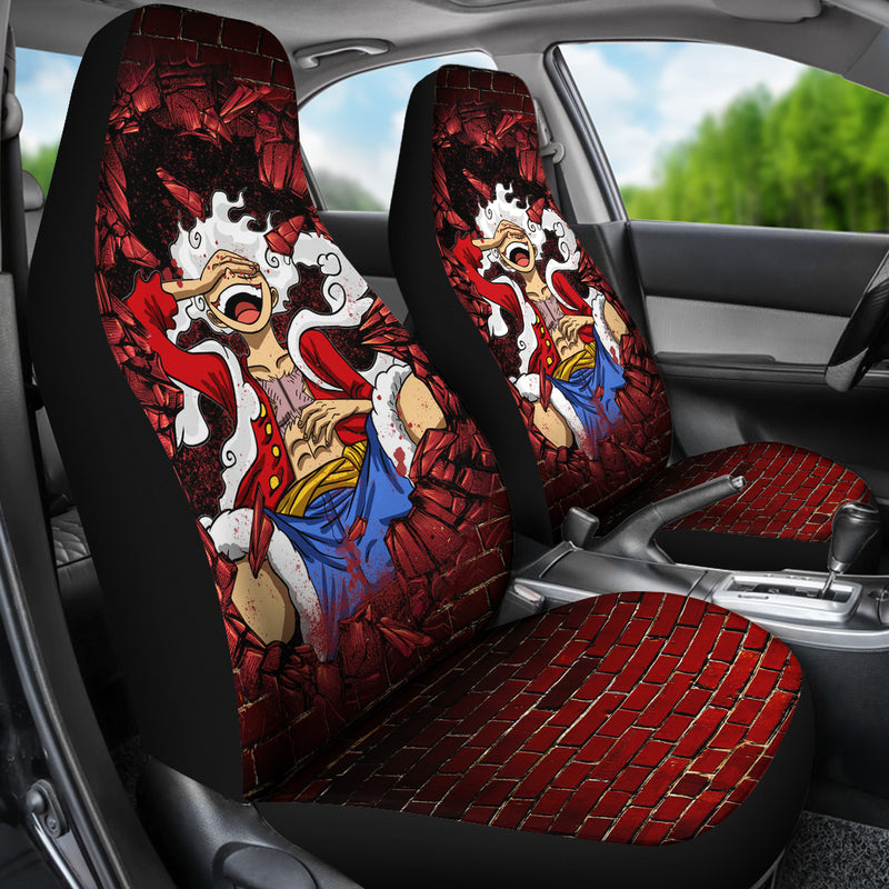 Luffy Gear 5 One Piece Anime Car Seat Covers Car Accessories Nearkii