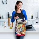 Fox Couple Love You To The Moon Galaxy Custom Apron Best Gift For Anyone Who Loves Cooking