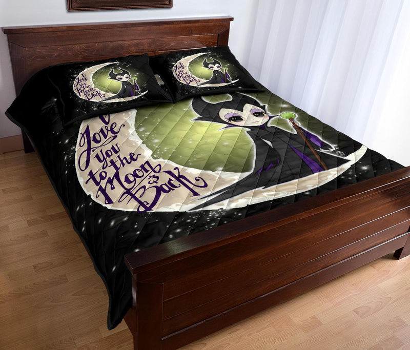 Maleficent To The Moon Quilt Bed Sets Nearkii