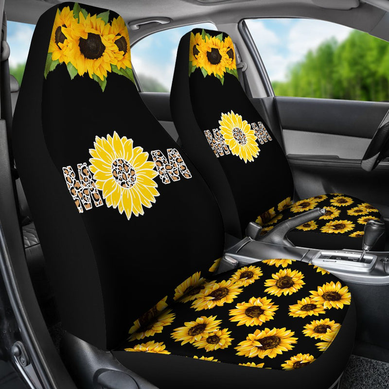 Best Mom Sunflower Premium Custom Car Seat Covers Decor Protector Nearkii
