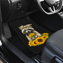 Sunflowers Racoon Sunflowers Front And Back Car Mats (Set Of 4) Nearkii