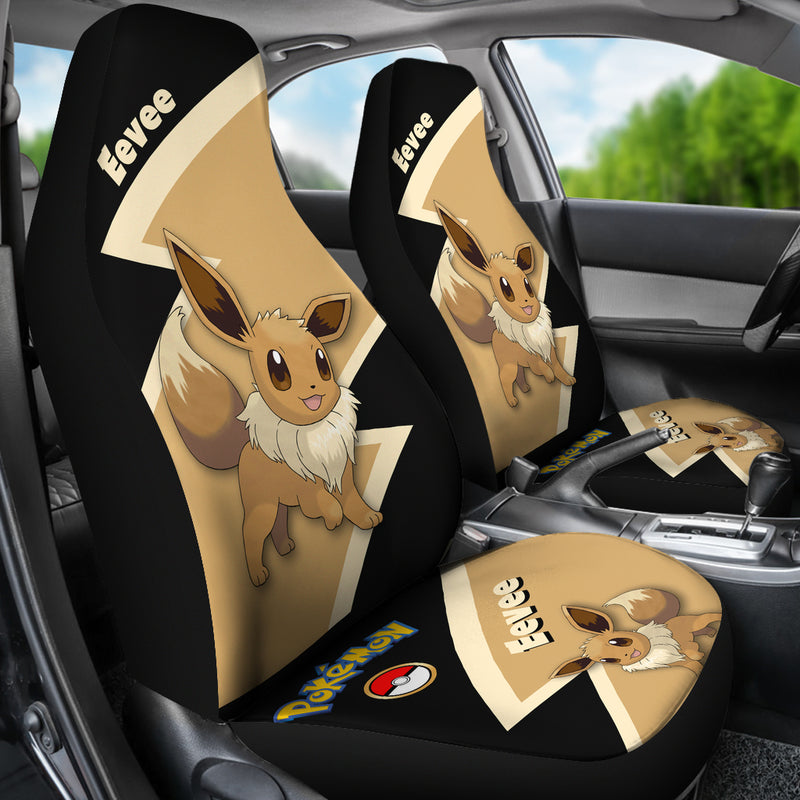 Eevee Pokemon Premium Custom Car Seat Covers Decor Protectors Nearkii