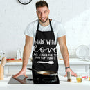 Made With Love Custom Apron Best Gift For Anyone Who Loves Cooking