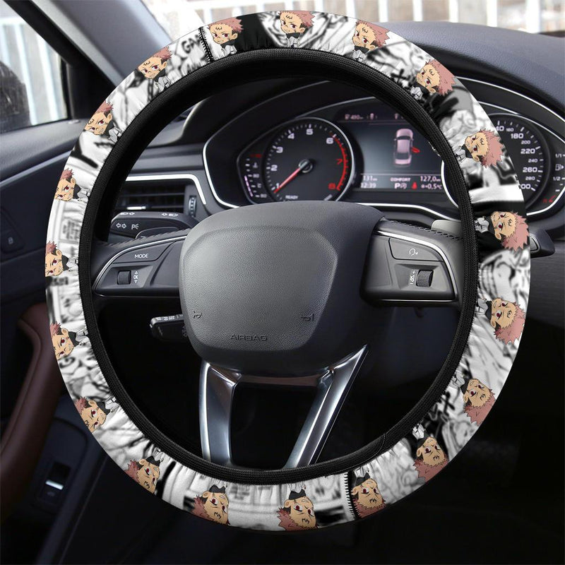 Sukuna Jujutsu Kaisen Anime Custom Car Steering Wheel Cover Nearkii