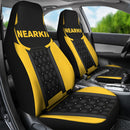 Nearkii Custom Logo Premium Custom Car Seat Covers Decor Protector Nearkii