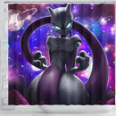 Mewtwo Galaxy Pokemon Shower Curtain Nearkii