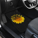 Sunflowers Shut It Up Front And Back Car Mats (Set Of 4) Nearkii