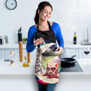 Attack on titan Love You To The Moon Galaxy Custom Apron Best Gift For Anyone Who Loves Cooking Nearkii