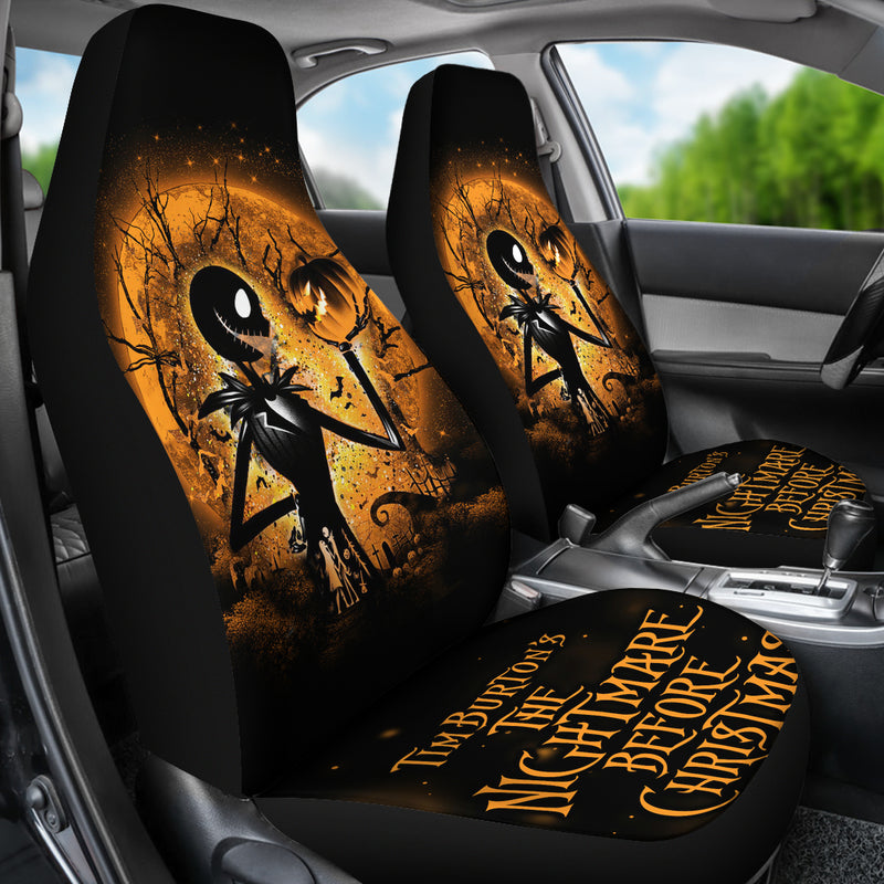 Jack Skellington Nightmare Before Christmas Premium Custom Car Seat Covers Decor Protectors Nearkii