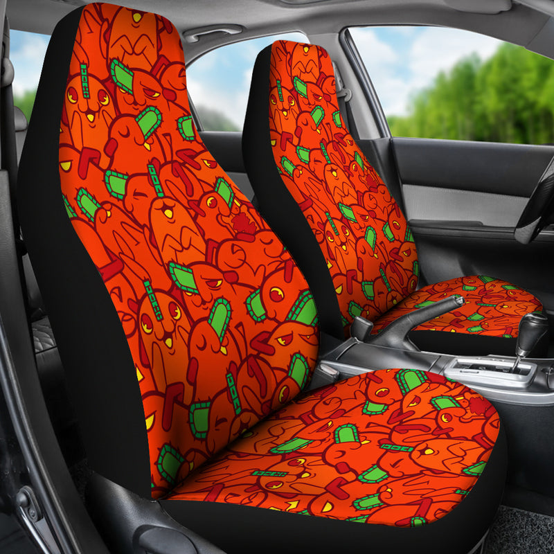 Chainsaw Man Pochita Premium Custom Car Seat Covers Decor Protectors Nearkii