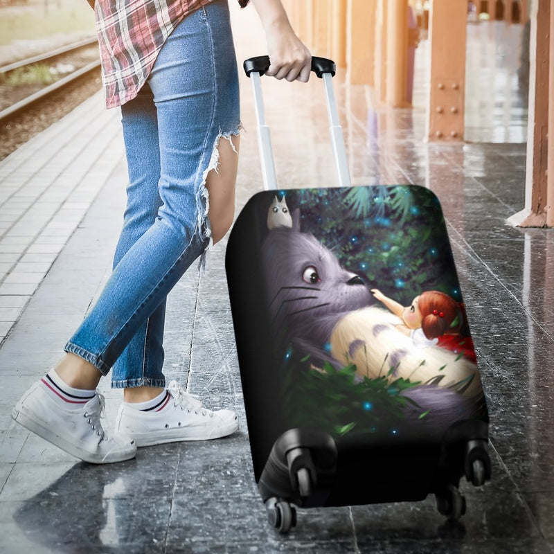 Totoro Relax Luggage Cover Suitcase Protector Nearkii