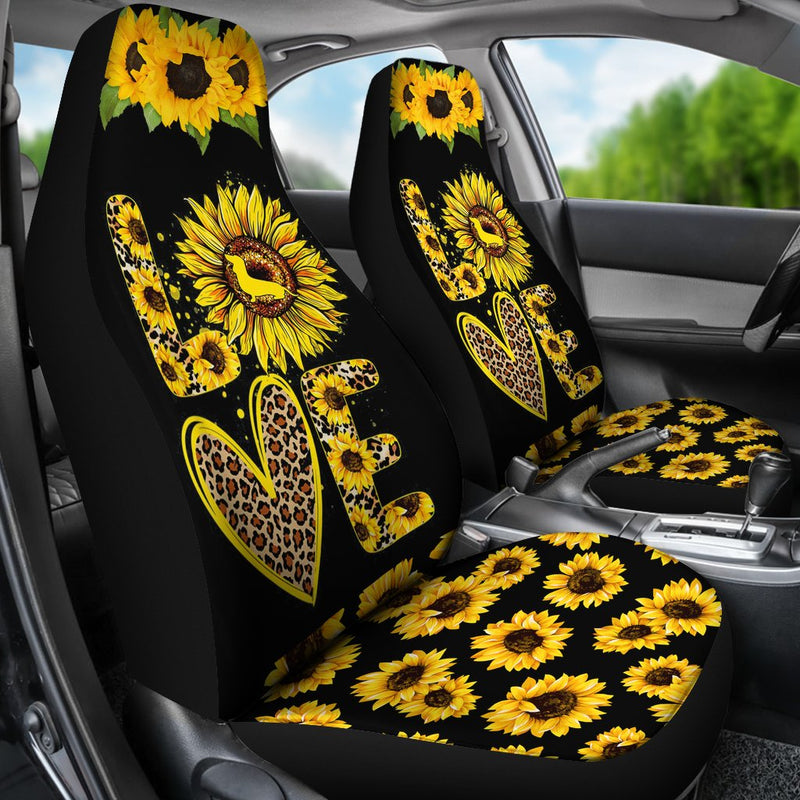 Best Sunflower For Dog Lover Seat Covers Car Decor Car Protector Nearkii
