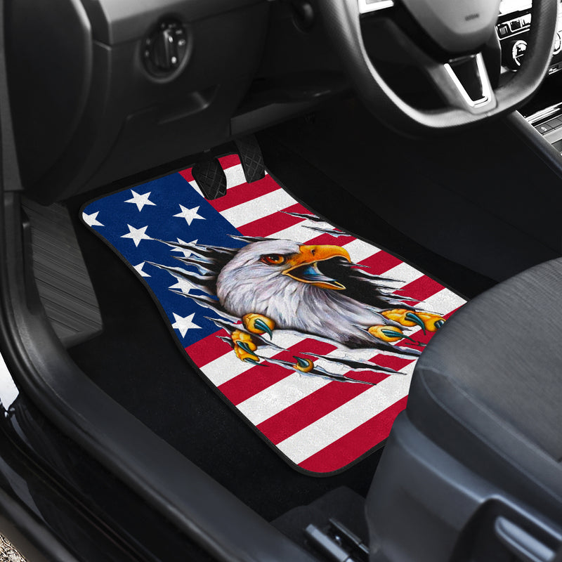 Bald Eagle USA Flag Car Floor Mats Car Accessories Nearkii