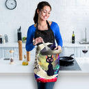 Cat Moon Back Custom Apron Best Gift For Anyone Who Loves Cooking Nearkii