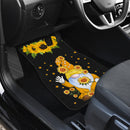 Cute Gnome With Sunflower Car Floor Mats Car Accessories Nearkii