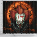 It Horror Movie Moonlight Shower Curtain Nearkii