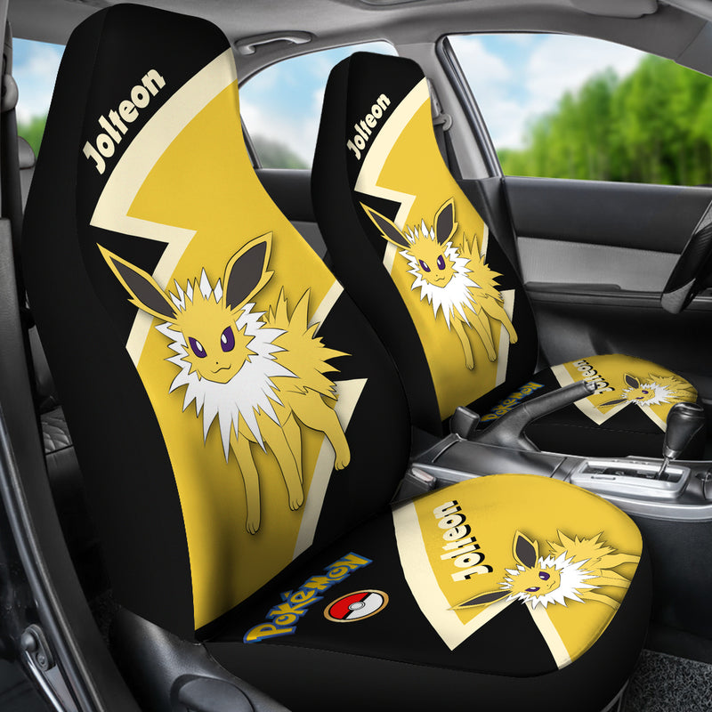 Jolteon Eevee Evolution Pokemon Premium Custom Car Seat Covers Decor Protectors Nearkii