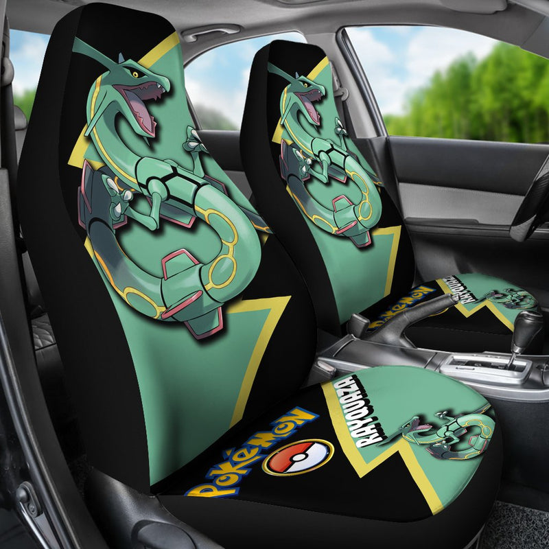 Rayquaza Car Seat Covers Custom Anime Pokemon Car Accessories Nearkii
