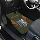 Attack On Titan Logo Car Floor Mats Anime Car Accessories Nearkii