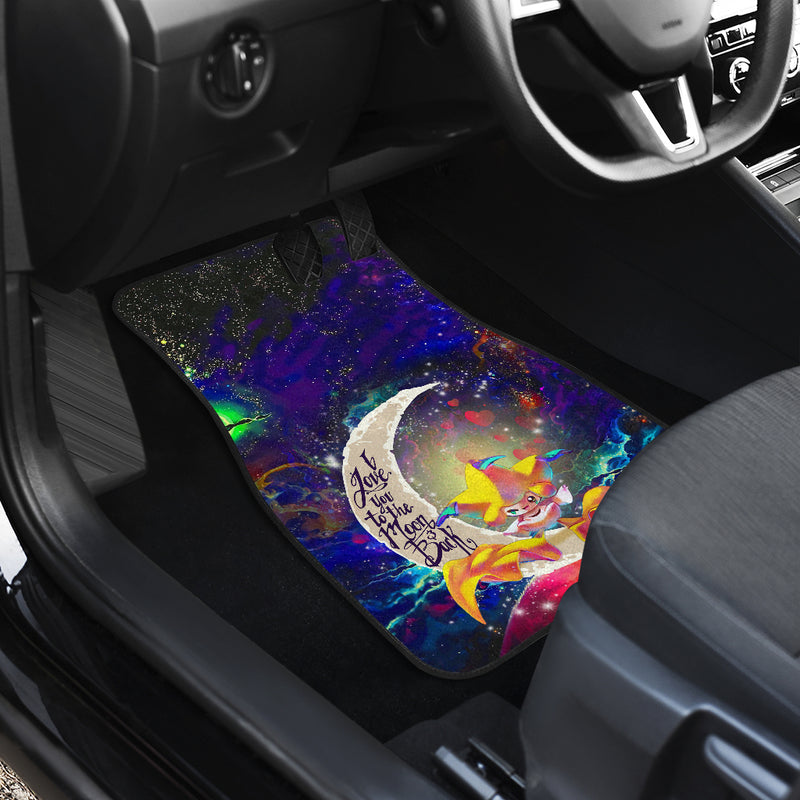 Jirachi Pokemon Love You To The Moon Galaxy Car Floor Mats Car Accessories Nearkii