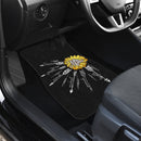Sunflowers Art Front And Back Car Mats (Set Of 4) Nearkii