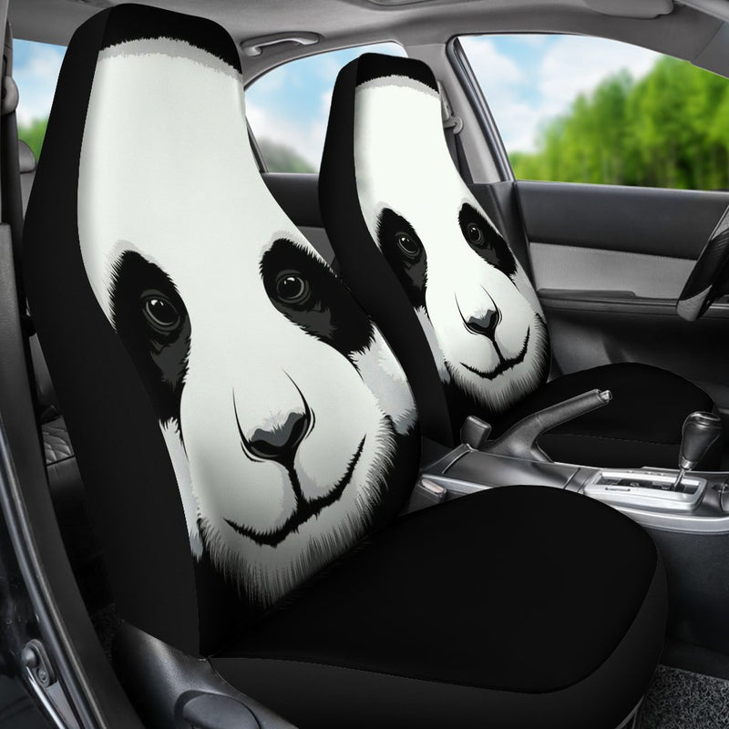 Panda 3D Premium Custom Car Seat Covers Decor Protectors Nearkii