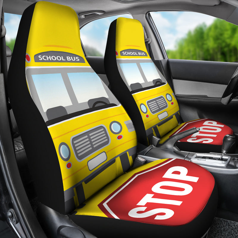 Best School Bus Driver Premium Custom Car Seat Covers Decor Protector Nearkii