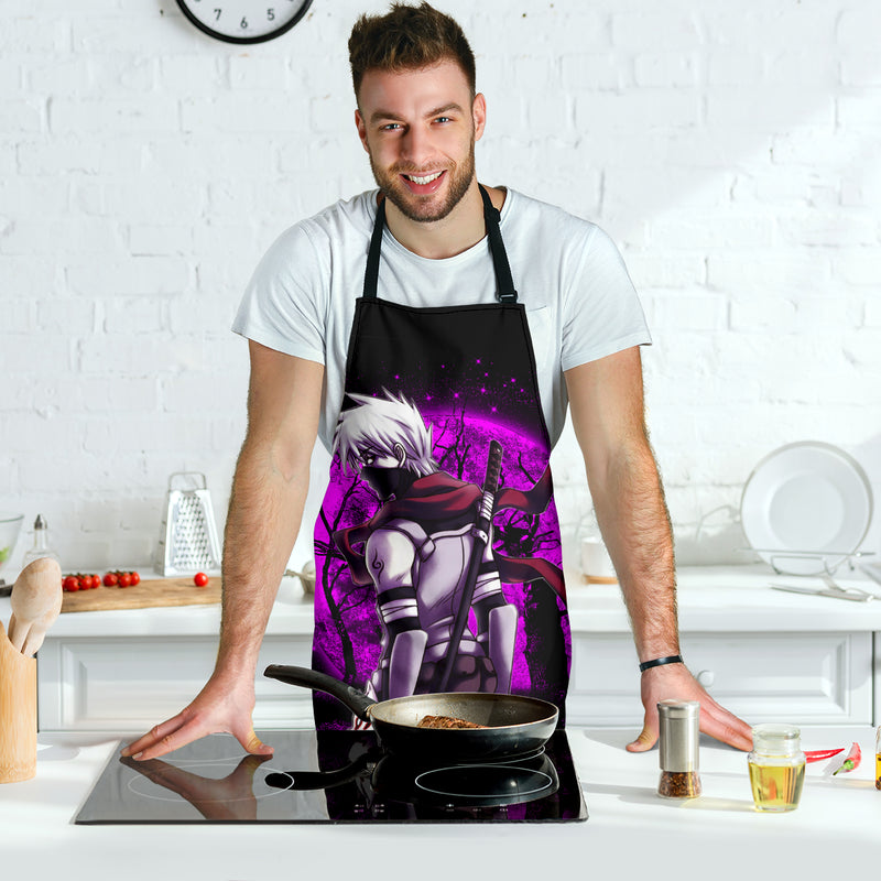 Kakashi Anbu Moonlight Custom Apron Best Gift For Anyone Who Loves Cooking