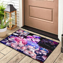 Ram And Rem Anime Girl Re Zero Doormat Nearkii
