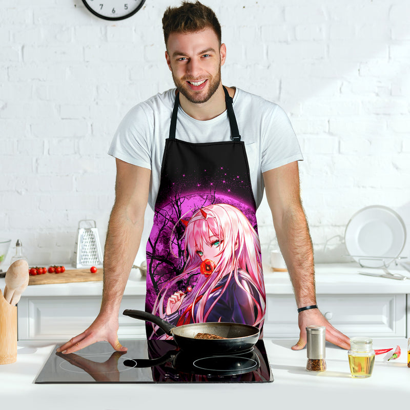 Zero Two Moonlight Custom Apron Best Gift For Anyone Who Loves Cooking