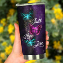 Best Custom Butterfly Faith Hope Love Personalized Tumbler Nearkii