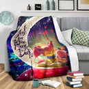 Skitty And Jigglypuff Pokemon Love You To The Moon Galaxy Blanket Nearkii