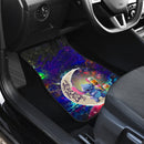 Cute Stitch Frog Icecream Love You To The Moon Galaxy Car Floor Mats Car Accessories Nearkii