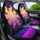 Best Abstract Sun Digital Art Premium Custom Car Seat Covers Decor Protector Nearkii