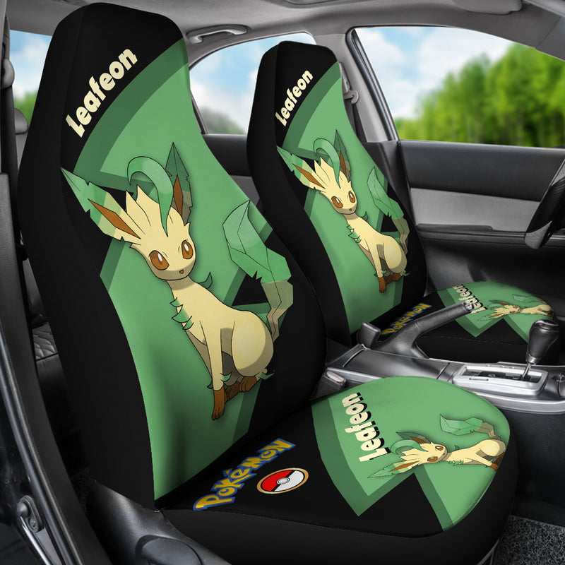 Leafeon Eevee Evolution Pokemon Premium Custom Car Seat Covers Decor Protectors Nearkii