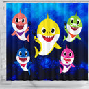Baby Shark Shower Curtain Nearkii