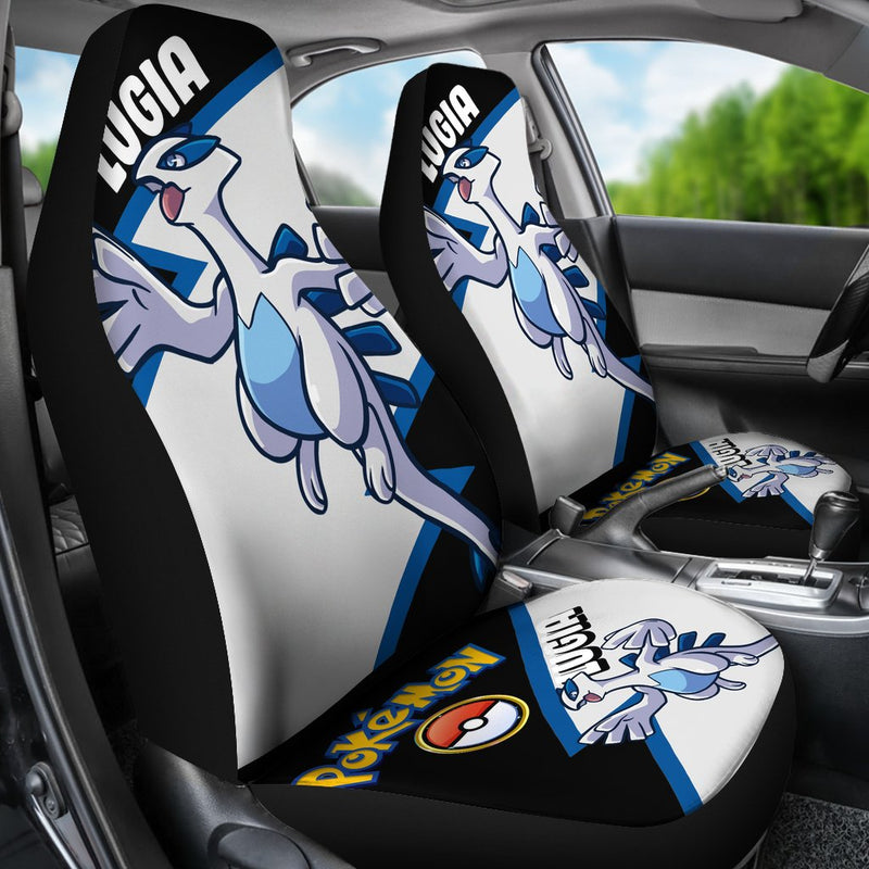 Lugia Car Seat Covers Custom Anime Pokemon Car Accessories Nearkii