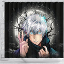 Gojo Anime Moonlight Shower Curtain Nearkii